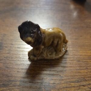 vintage Wade Whimsies Ceramic lion figurine